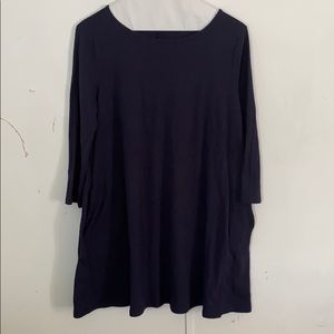 Zenana Tunic Top - Navy Blue